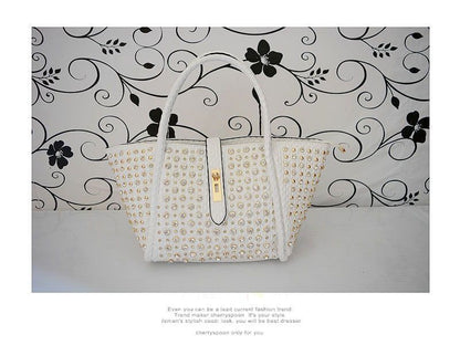 Handbag Diamond Dumpling Bag Shoulder Messenger Purse Rhinestone Handbag 1 PC