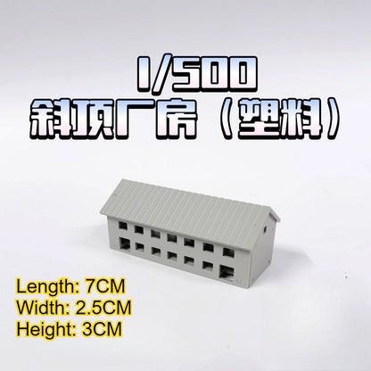 1:300/500 Mini Factory Building Model City Railway Scene Display Model