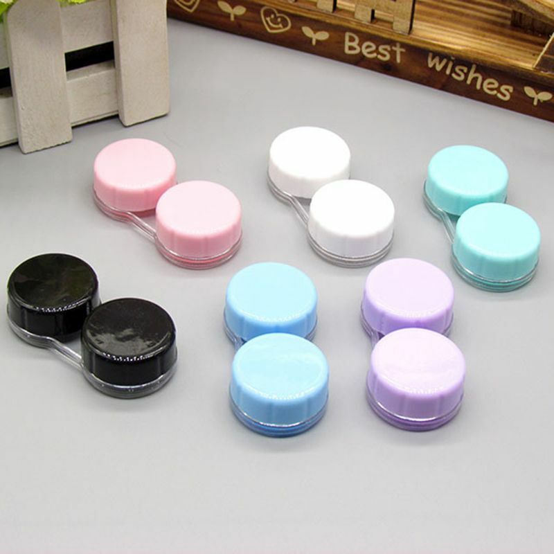 Contact Lenses Box Color Lenses Tweezers Case Travel Kit Holder Container Unisex