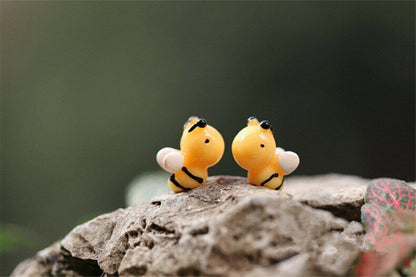 Moss Micro Landscape Deco Garden Deco Mini 8pcs Little Bee Decoration Supplies