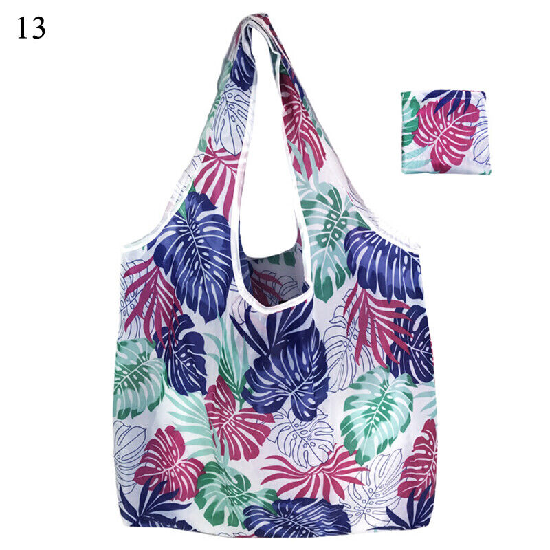 New Reusable Foldable Ladies Shopping Bag Eco Tote Handbag Fold Away Bag