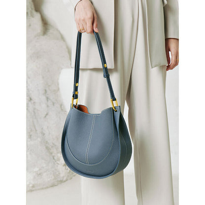 New Fashion Crossbody Niche Design Shoulder Bag Leather Bag Women's Bag