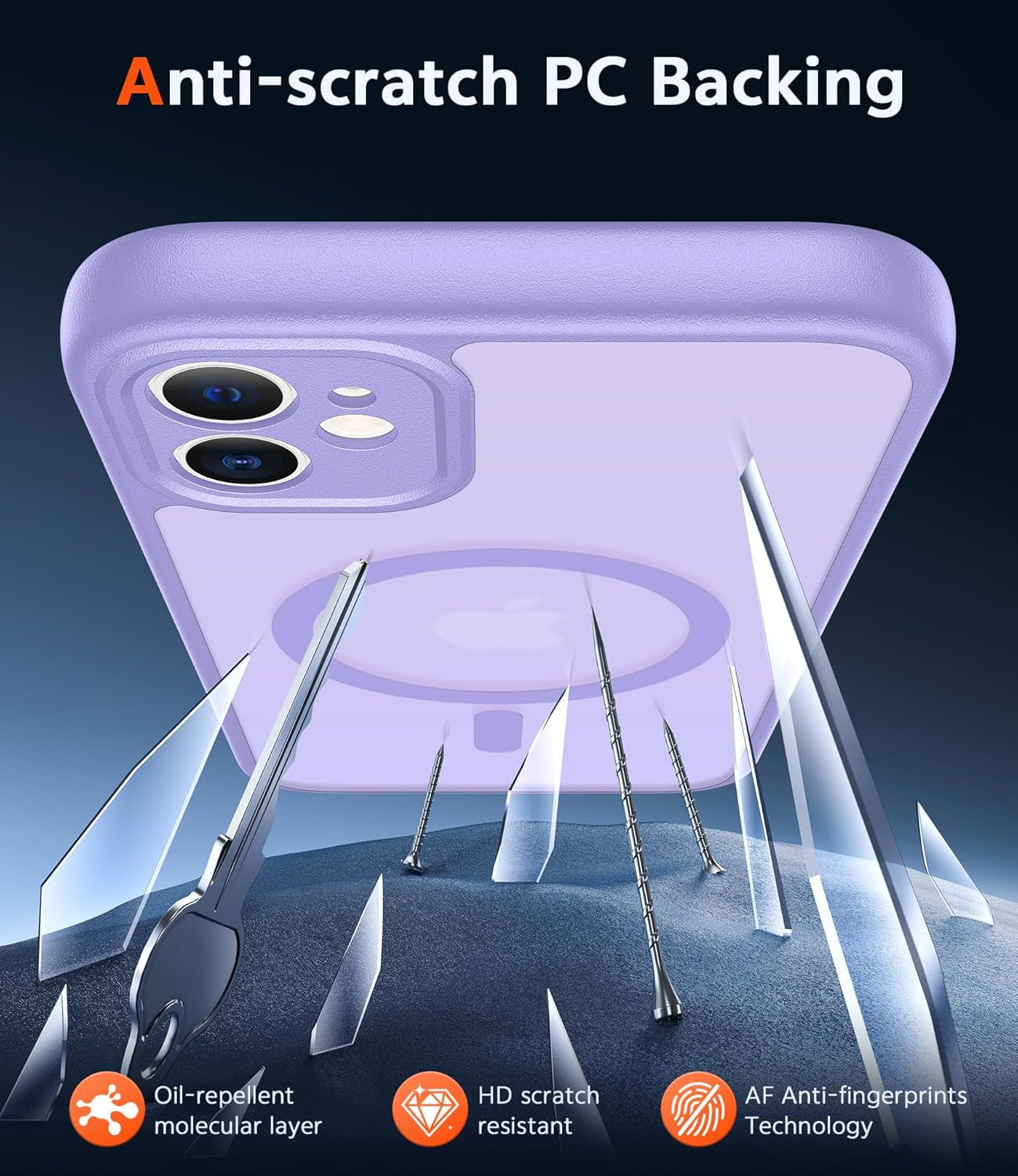 for Iphone 11 Case Matte: Magnetic Phone Cases Compatible with Magsafe Slim anti