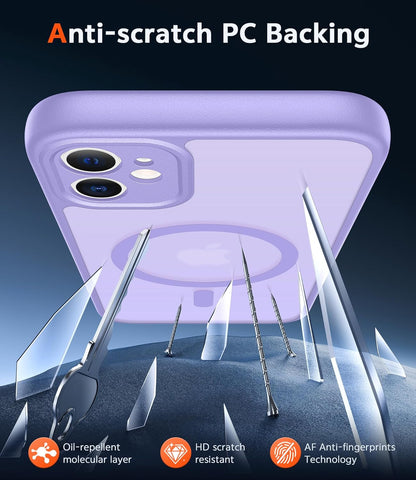 for Iphone 11 Case Matte: Magnetic Phone Cases Compatible with Magsafe Slim anti