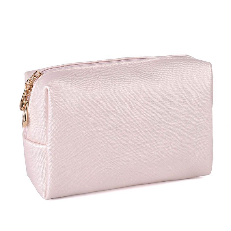 Makeup Bag Cosmetic Organizer Zipper Toiletry Pouch Traveling Case Accessories
