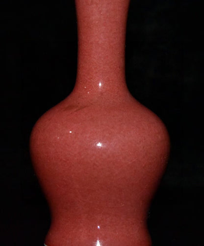 4.4“ Old Chinese The Qing Dynasty Jihong Glaze Ringing Bell Bottle