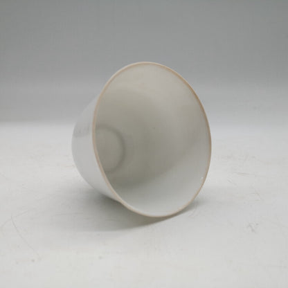 2.5" Good China Jingdezhen Sweet White Carve Porcelain Two Dragon Ultrathin Cups