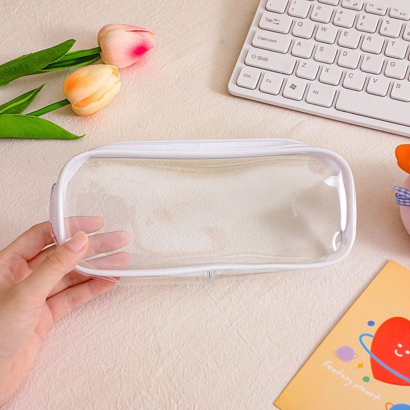 Transparent Cosmetic Bag Makeup Brushes Organizer Travel Waterproof Storage Case