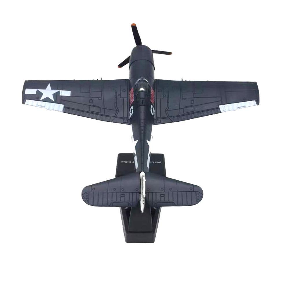 1:72 WWII U.S. F6F Hellcat Shipboard Fighter Alloy Aircraft Model Military Plane