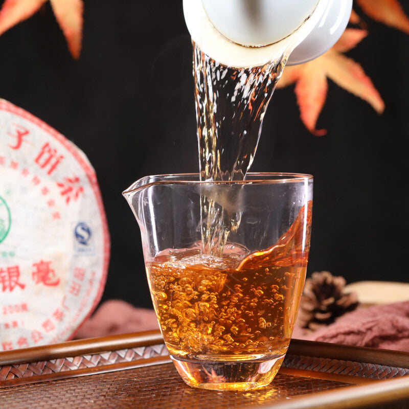 BAJIAOTING Zao Chun Yin Hao Early Spring Pu-erh Tea Cake 2007 200g Bulang Raw