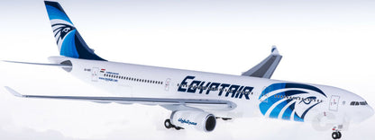 1:200 32CM Hogan EGYPT AIR AIRBUS A330-300 Passenger Airplane ABS Plastic Model