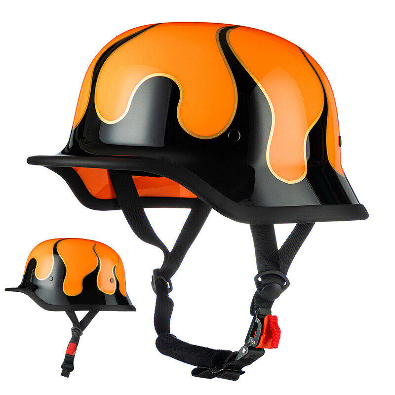 Retro German Style Motorcycle Half Helmet Men Women Helmet Duck Helmet Gift DOT