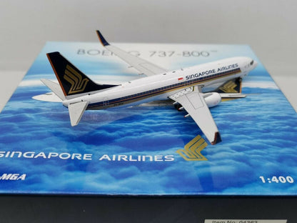 1:400 Phoenix SINGAPORE AIRLINES BOEING 737-800 Passenger Airplane Diecast Model