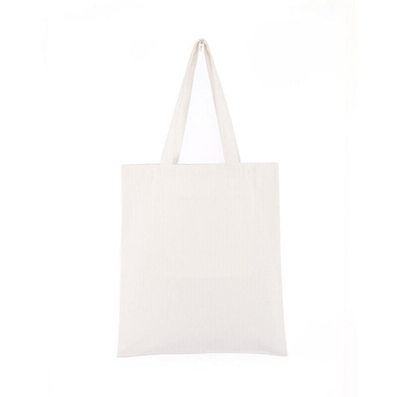 Solid Color Canvas Bags Shopping StorageBags Tote Bag Eco-friendly Shopping Bags