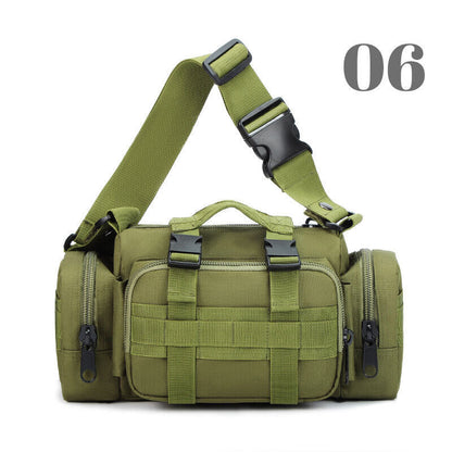 Men's Military Tactical Waist Bag Outdoor Camping Shoulder Chest Bag Fanny Pack