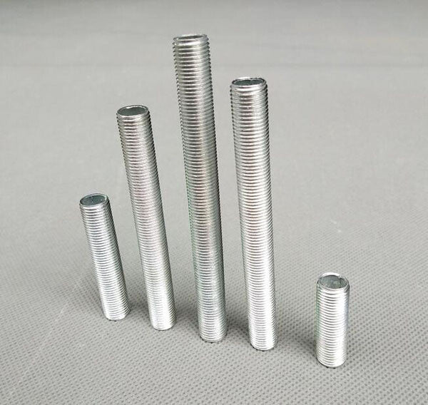 10Pcs M6 Hollow Threaded Rod Tube Side Electric Light Socket Accessories
