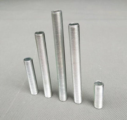 10Pcs M6 Hollow Threaded Rod Tube Side Electric Light Socket Accessories