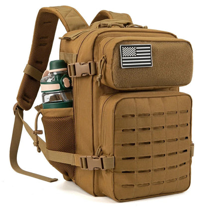 Military Tactical Backpacks Men Army Daypack Bag Gym Rucksack Dual Cup Holders