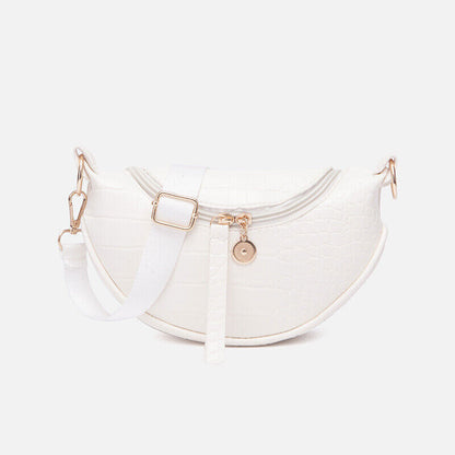 PU Leather Women's Bag Chest Bag Zipper Women's Shoulder Messenger Bag Handbags