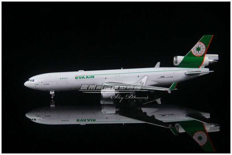 1:400 JC Wings EVA AIR MCDONNELL DOUGLAS MD-11F Airplane Diecast Aircraft Model