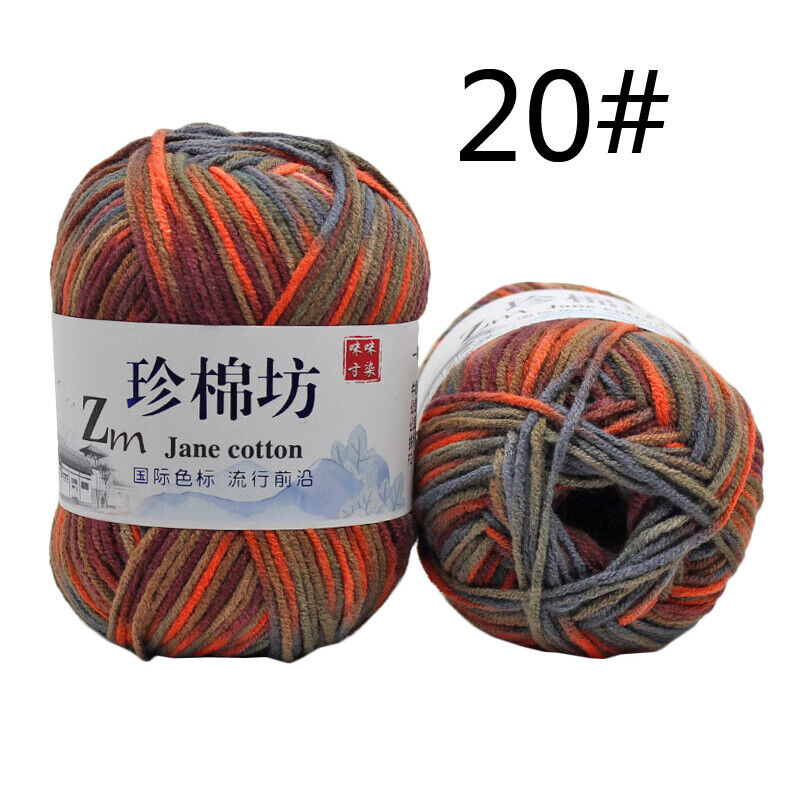 Hot Sale 50g Soft Crochet Yarn DIY Hand Milk Baby Cotton Knitting Wool Yarn