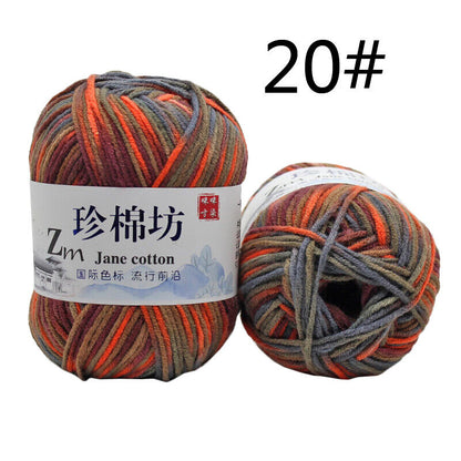 Hot Sale 50g Soft Crochet Yarn DIY Hand Milk Baby Cotton Knitting Wool Yarn
