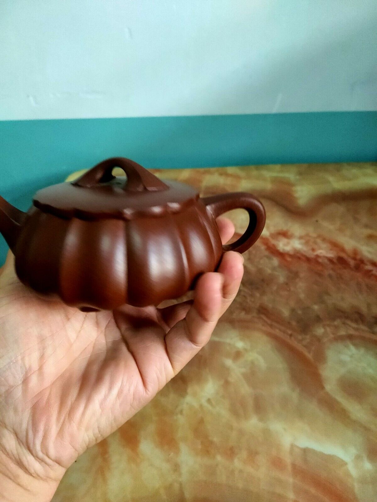 Chinese Yixing Zisha Clay Handmade Exquisite Teapot （葵莲）