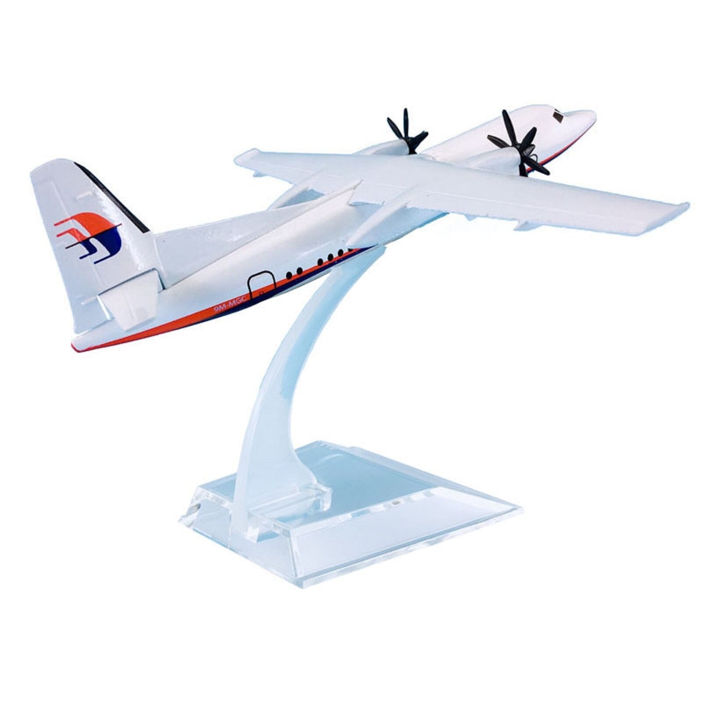 1:400 16cm Aircraft Malaysia Fokker FK-50 Alloy Plane Model Airplane Ornaments