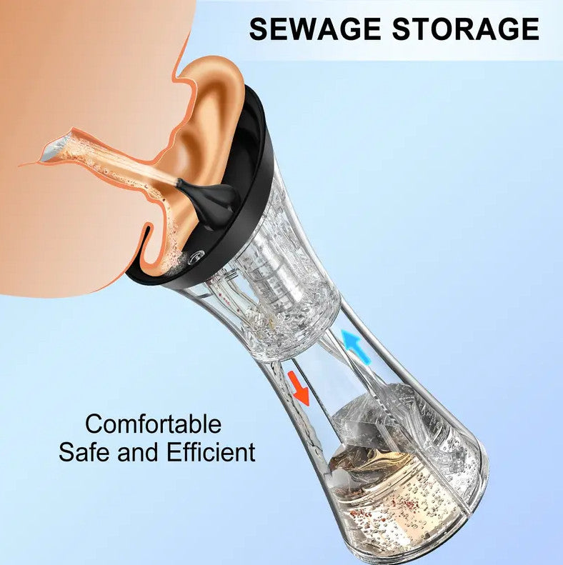 Electric Ear Wax Removal, Retractable Water Ear Wax Cleaner, Effective Ear Clean