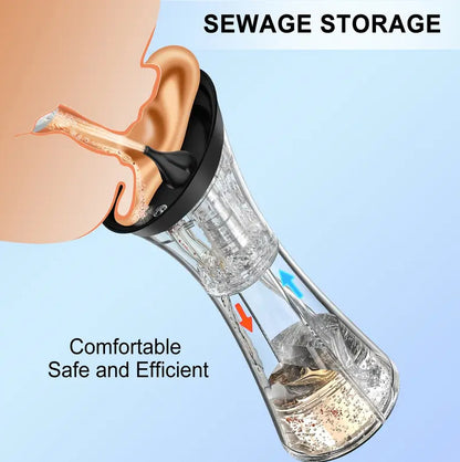 Electric Ear Wax Removal, Retractable Water Ear Wax Cleaner, Effective Ear Clean