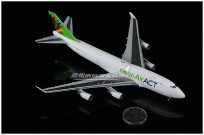 1:400 JC Wings Air ACT Cargo BOEING 747-400 Airplane Diecast Aircraft Model