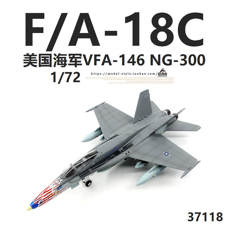1/72 US Navy F/A-18C Hornet fighter VFA146 F18 aircraft model