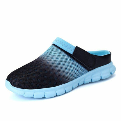 Summer Sandals Mesh Shoes Breathable Beach Slippers Water Hollow Wading Clogs