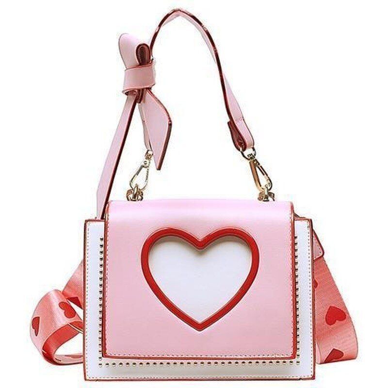 Shoulder Bag Wide Straps Hollow Messenger Bag Handbag Envelope Purse 19*15*10 CM