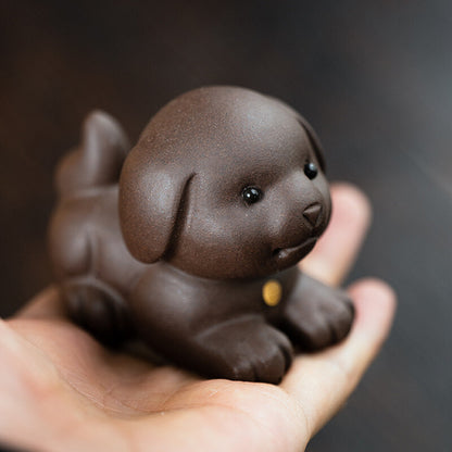 Purple Sand Tea Pet Dog Decoration Sculpture Tea Table Tea Set Tea Ceremony