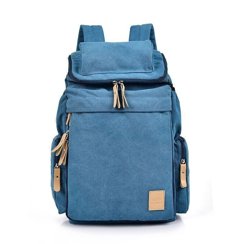 Canvas Travel Backpacks Men Casual Bag Bucket Bags Travel Bags