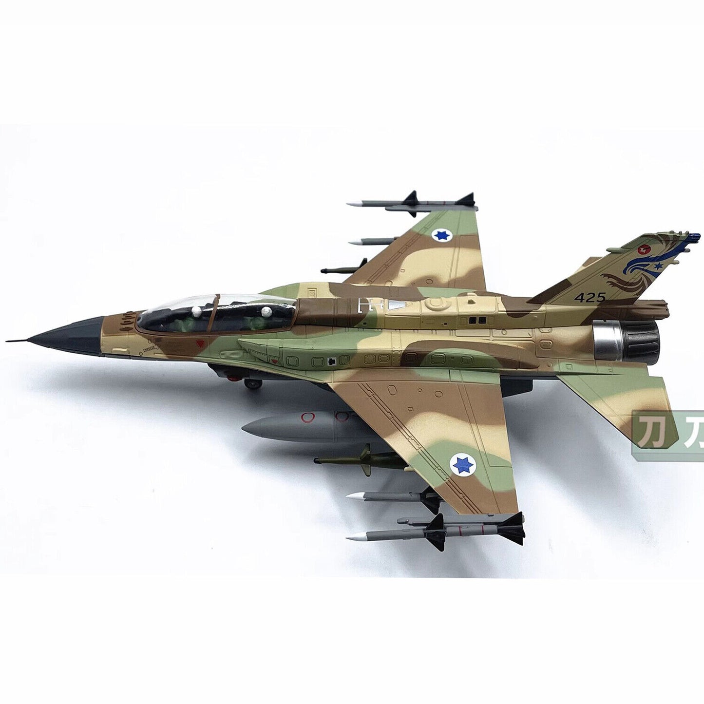 1:72 Israeli Air Force F16i Storm Fighter Aircraft Model Alloy Decoration
