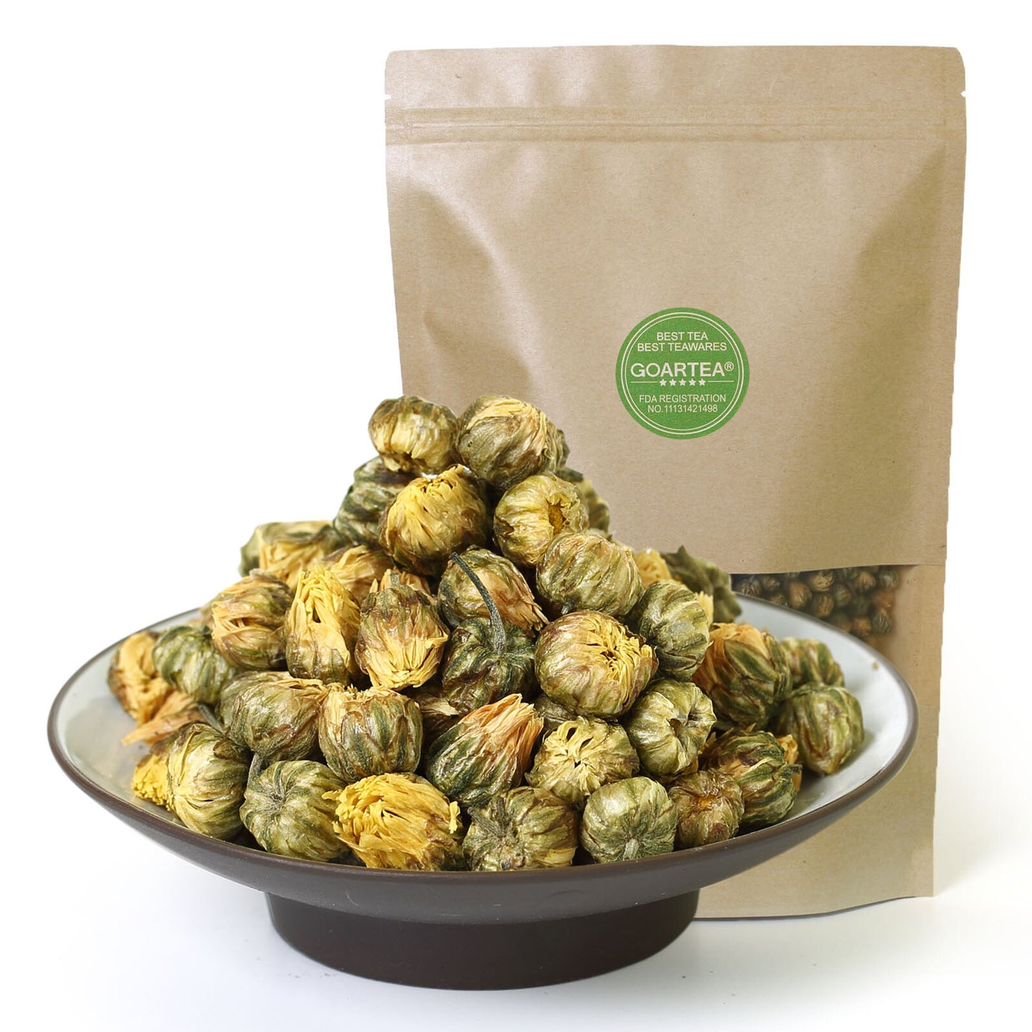 GOARTEA 100g Premium Chrysanthemum Tea Fetal Chrysanthemum Tea Dried Flower Loose-