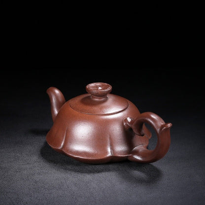 Chinese Yixing Zisha Clay Handmade Exquisite Teapot （凌花 底款：范章恩）