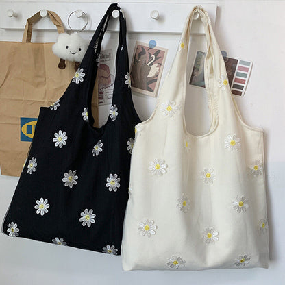 Womens Tote Bags Handbags Large Capacity Embroidery Shoulder Bag Top-handle Bag