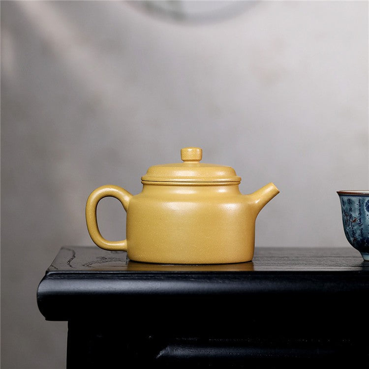 Original Yixing Zisha Duan Clay Tea Pot Chinese Character Carved Master Pot New
