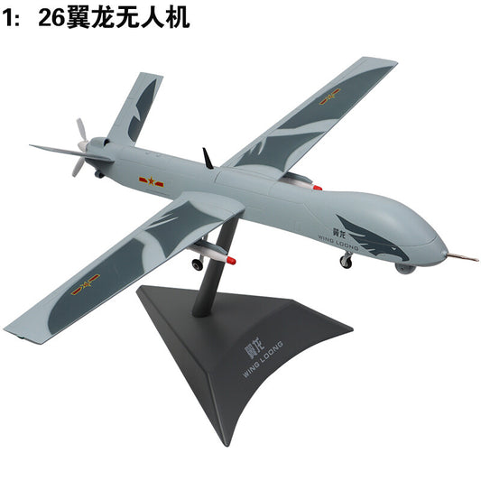1: 26 Chinese Wing Dragon Drone Model Alloy Unmanned Reconnaissance Aircraft