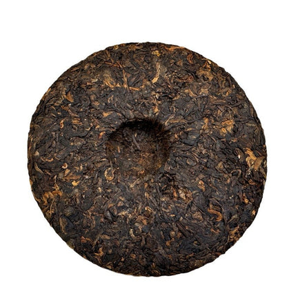 357g Yunnan Ancient Tree Pu'er Tea Ripe Tea Cake Menghai Yiwu Qizi Cake Tea