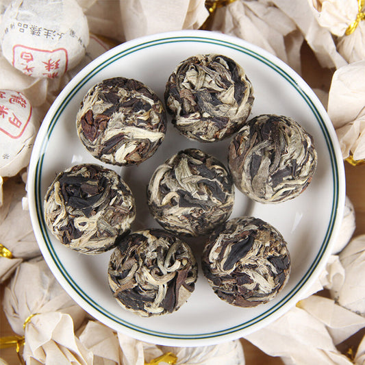 Yue Guang Bai Dragon Pearl White Tea Fragrant Mini White Tea 100g