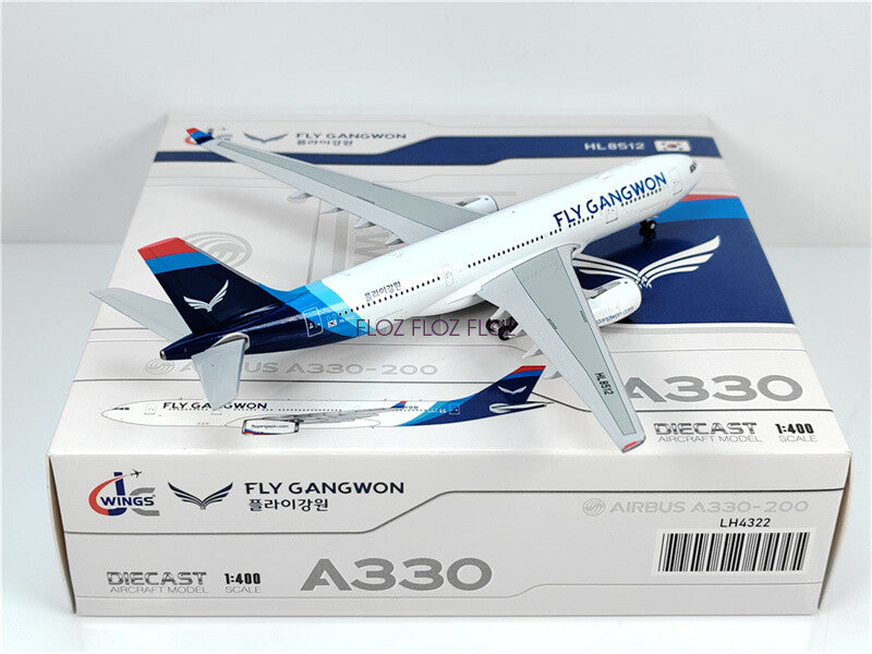 JC Wings FLY GANGWON for Airbus A330-200 HL8512 1:400 Aircraft Pre-built Model