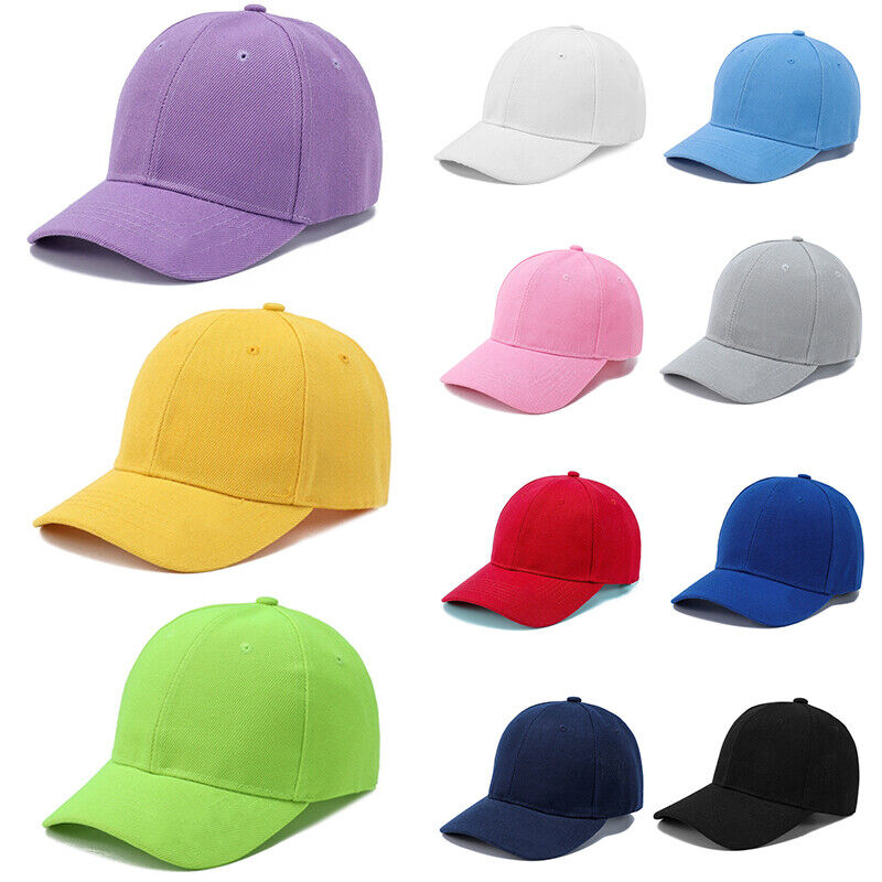 Youth Kids Trucker Baseball Hats Cap Plain Boys Girls Children Sun Visor Hat *US