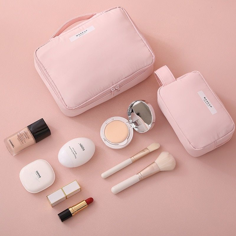 Makeup Bag Toiletries Organizer Waterproof Travel Storage Pouch Large Cosmetic