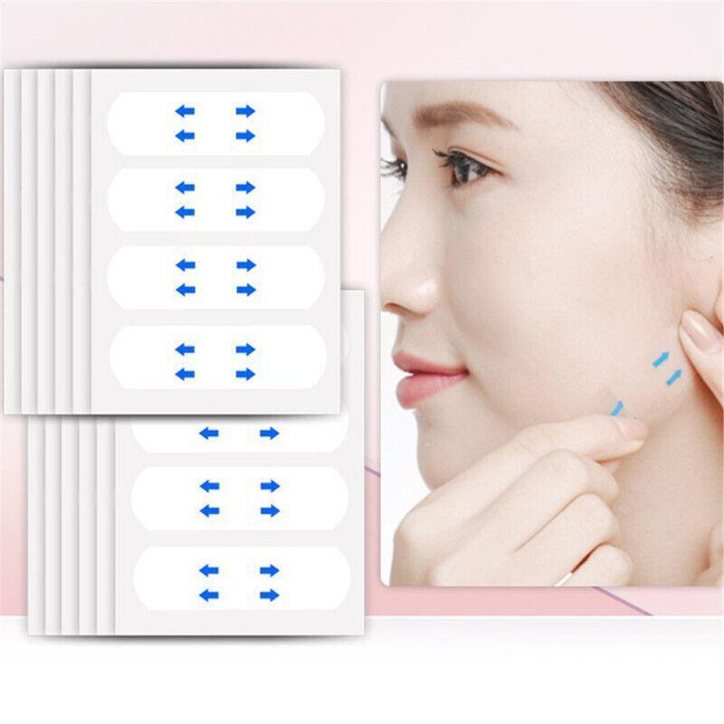 80cinta Adhesiva Impermeable Para Estiramiento Facial Adhesivo Invisible Barbila