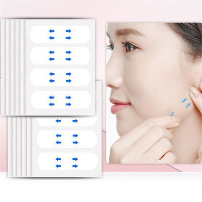 80cinta Adhesiva Impermeable Para Estiramiento Facial Adhesivo Invisible Barbila