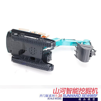 1:35 SUNWARD SWE985F Excavator Construction Machine Equipment Diecast Model